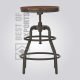 Counter Height Round Bar Stool With Leg Stand