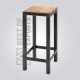 Bar Stool With Wooden Seat