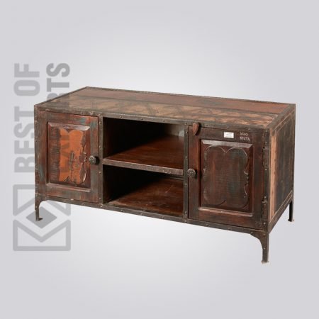 Metal Media Cabinet With Drawer