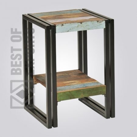 Metal/Wood Sidetable