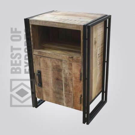 Metal/Wood Sidetable
