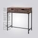 Metal/Wood Console Table With Drawer