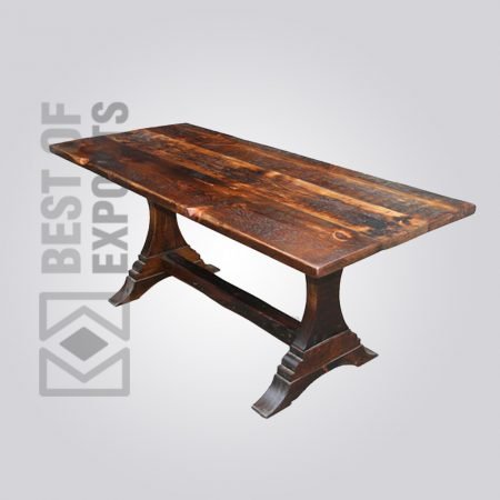 Modern Style Reclaimed Wood Dining Table
