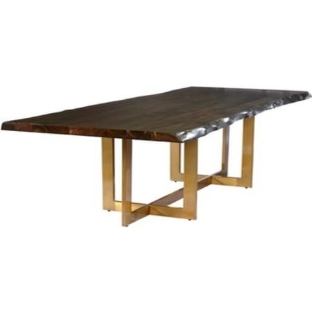 Acacia Wood Slab Dining Table